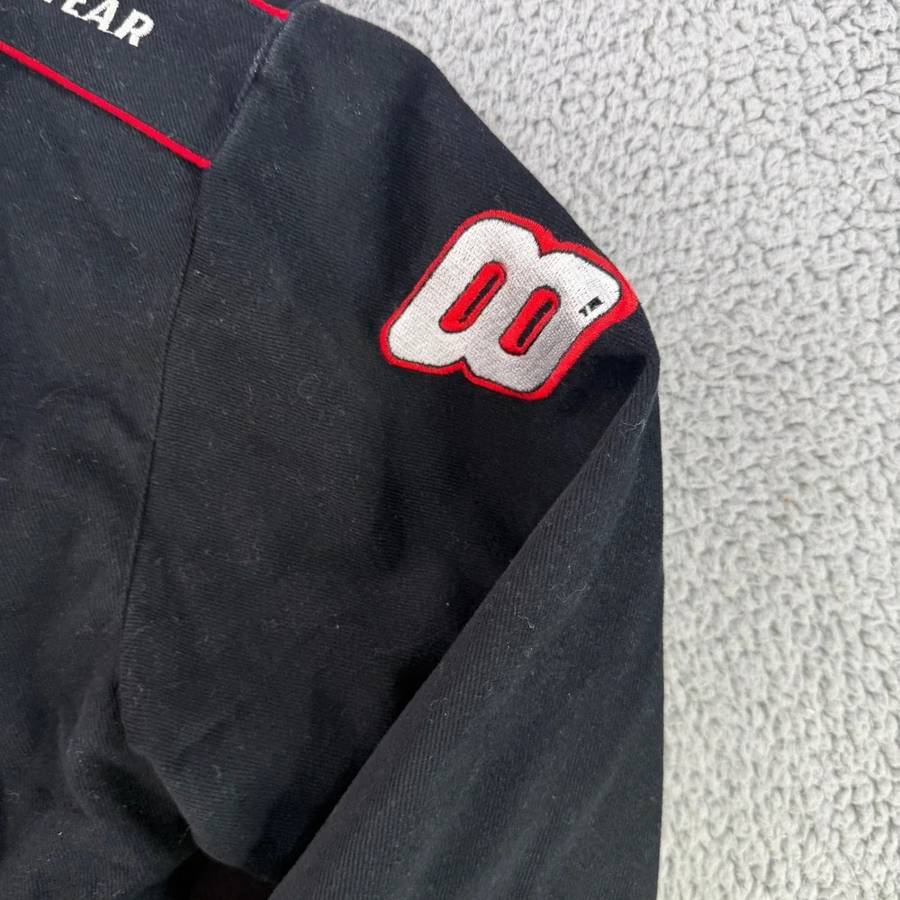 Chase Authentics Dale Earnhardt Jr Racing Jacket Kids XL Black NASCAR Twill‎ 8